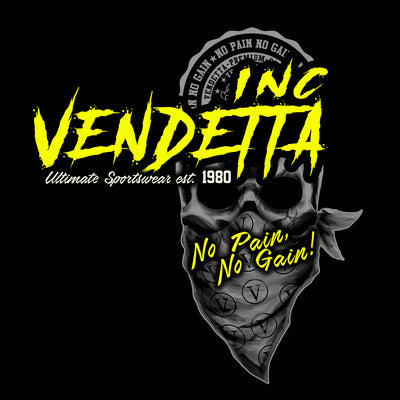 Vendetta Inc. Shirt Bandana Skull schwarz VD-1286