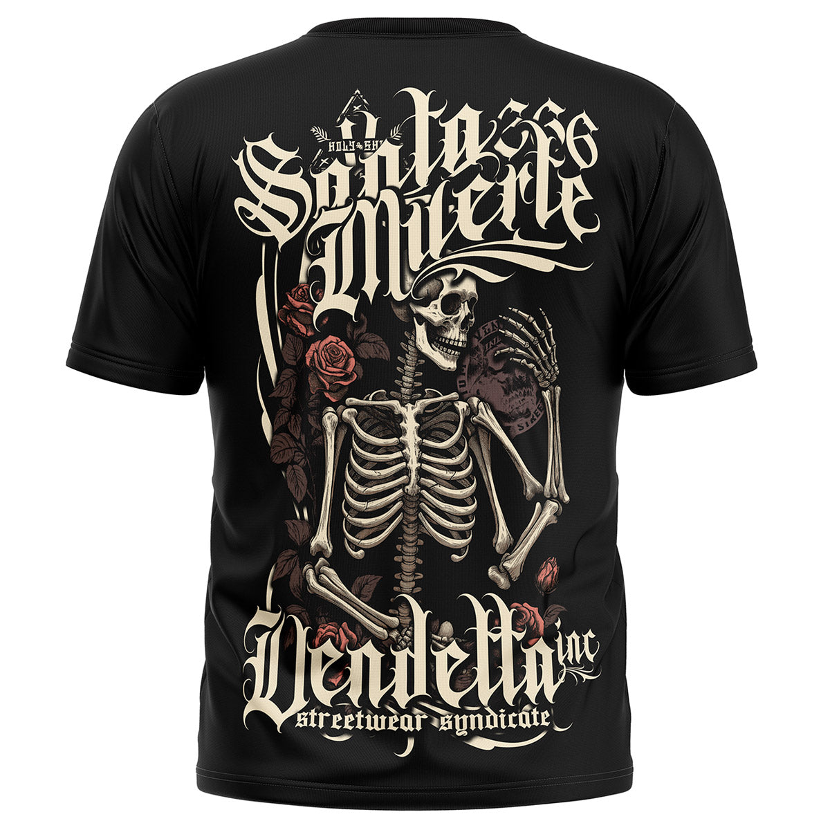Vendetta Inc. Shirt Skull Saints schwarz VD-1289