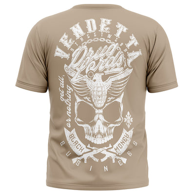 Vendetta Inc. Shirt Black Money sand VD-1625