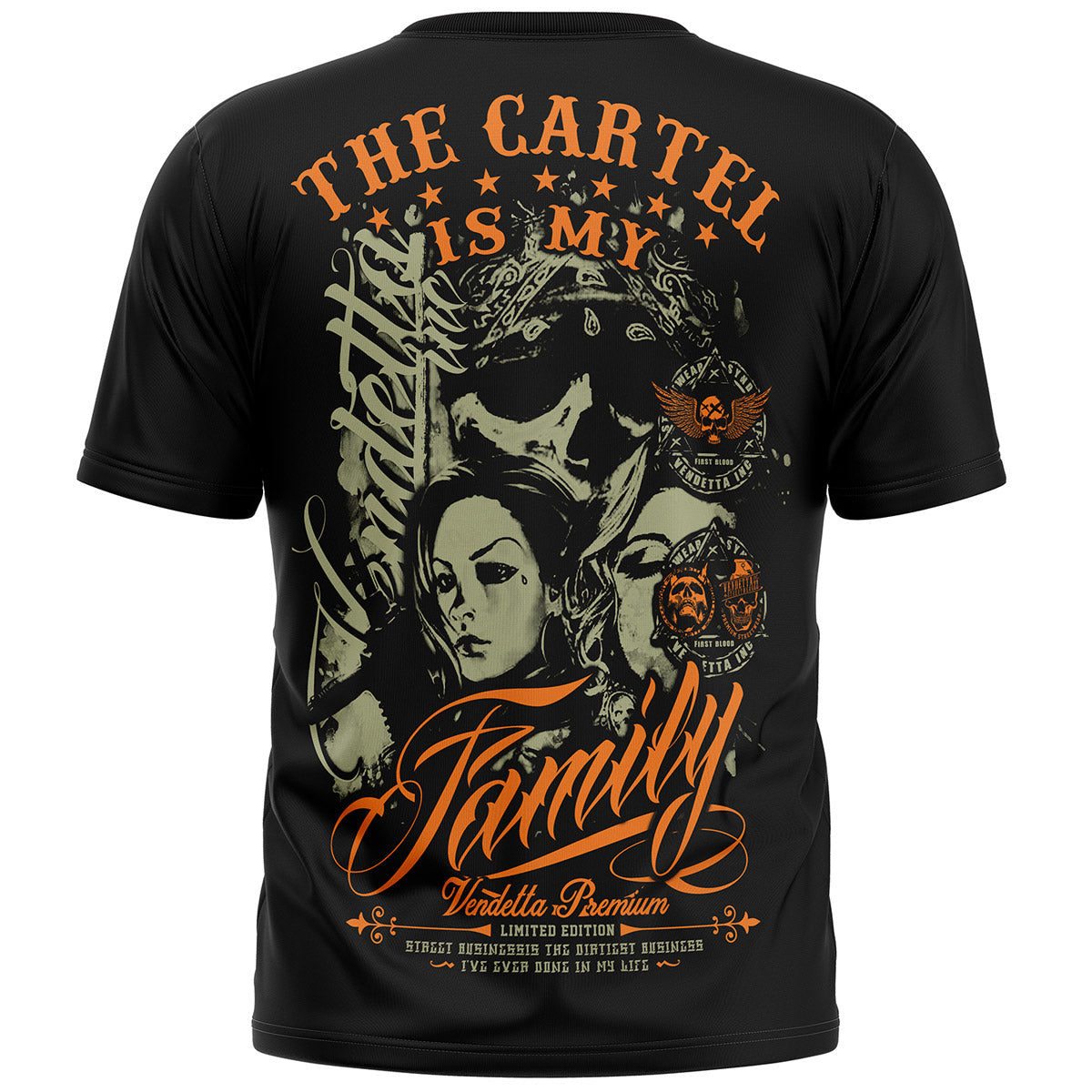 Vendetta Inc. Shirt Cartel Bloodline schwarz VD-1601