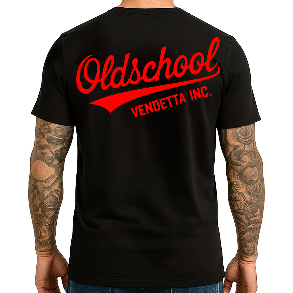 Vendetta Inc. Shirt Oldschool schwarz VD-1621