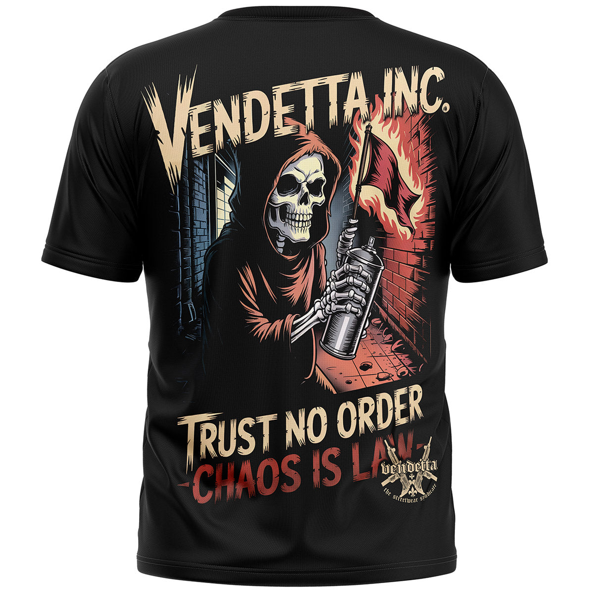 Vendetta Inc. Shirt Chaos Law schwarz VD-1631