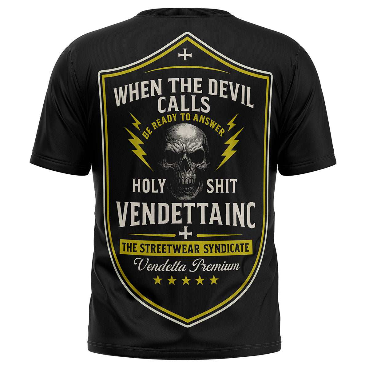 Vendetta Inc. Shirt Devil Call schwarz VD-1633