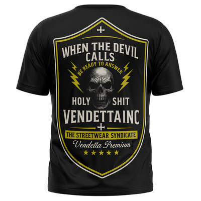 Vendetta Inc. Shirt Devil Call schwarz VD-1633