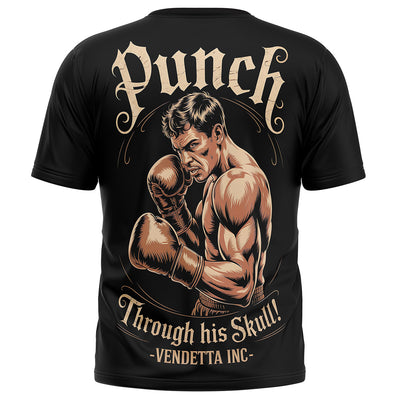 Vendetta Inc. Shirt Punch Skull schwarz VD-1630