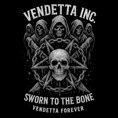 Vendetta Inc. Sworn to the Bone schwarz VD-1648