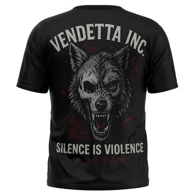 Vendetta Inc. Shirt Howl Back schwarz VD-1646
