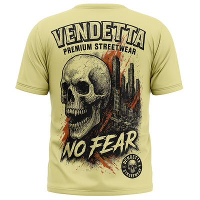 Vendetta Inc. Shirt Skull City gelb VD-1650
