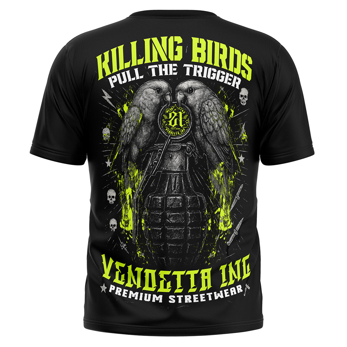 Vendetta Inc. Shirt Killing Birds schwarz VD-1661