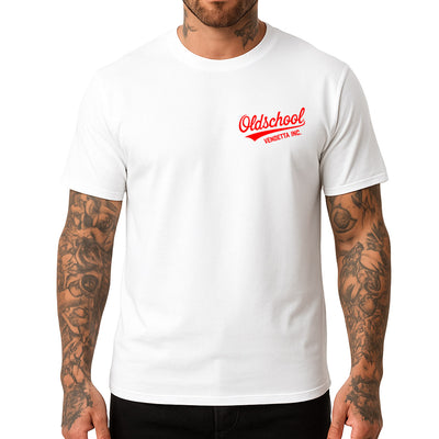 Vendetta Inc. Shirt Oldschool Edition weiß VD-1666