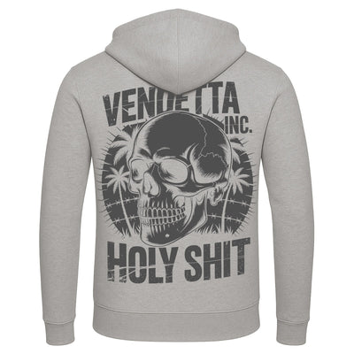 Vendetta Inc. Hoodie Palm Skull grau