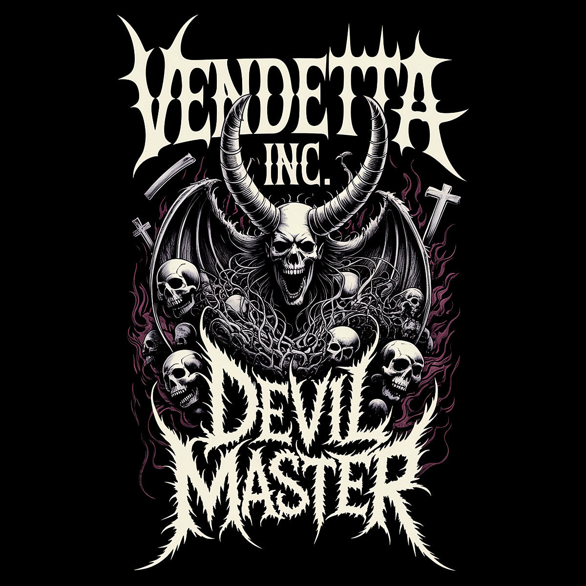 Vendetta Inc. Shirt Devil Master schwarz