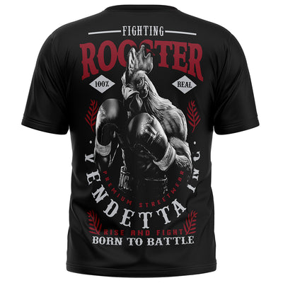 Vendetta Inc. Shirt Fighting Rooster schwarz