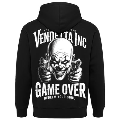 Vendetta Inc. Hoodie Game Over schwarz