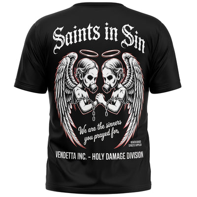 Vendetta Inc. Shirt Saints in Sin schwarz