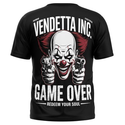 Vendetta Inc. Shirt Game Over Clown schwarz