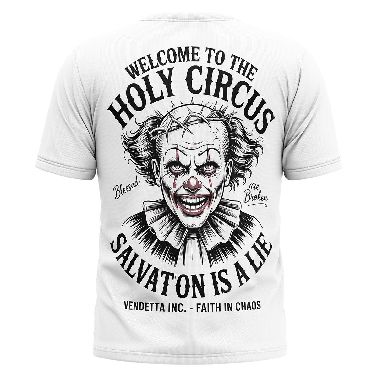 Vendetta Inc. Shirt Holy Circus weiß