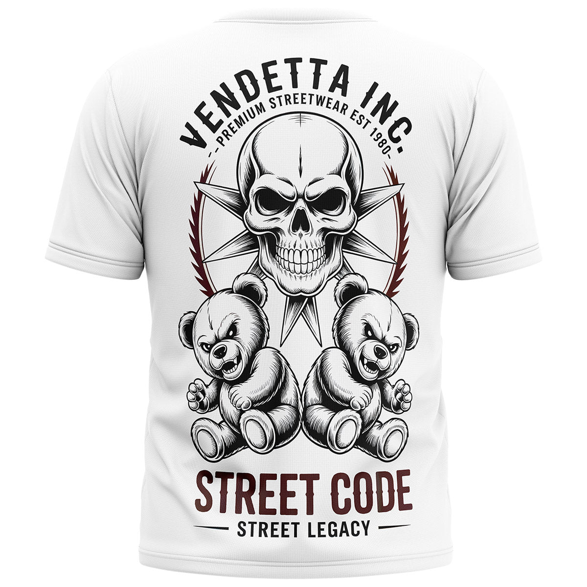 Vendetta Inc. Shirt Street Code weiß