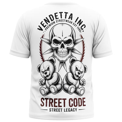 Vendetta Inc. Shirt Street Code weiß