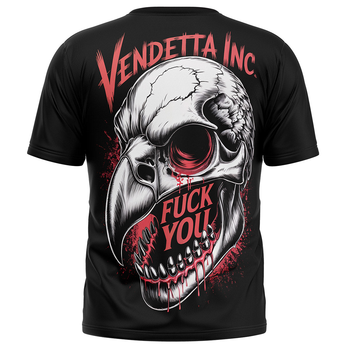 Vendetta Inc. Shirt Raven Fury Skull schwarz