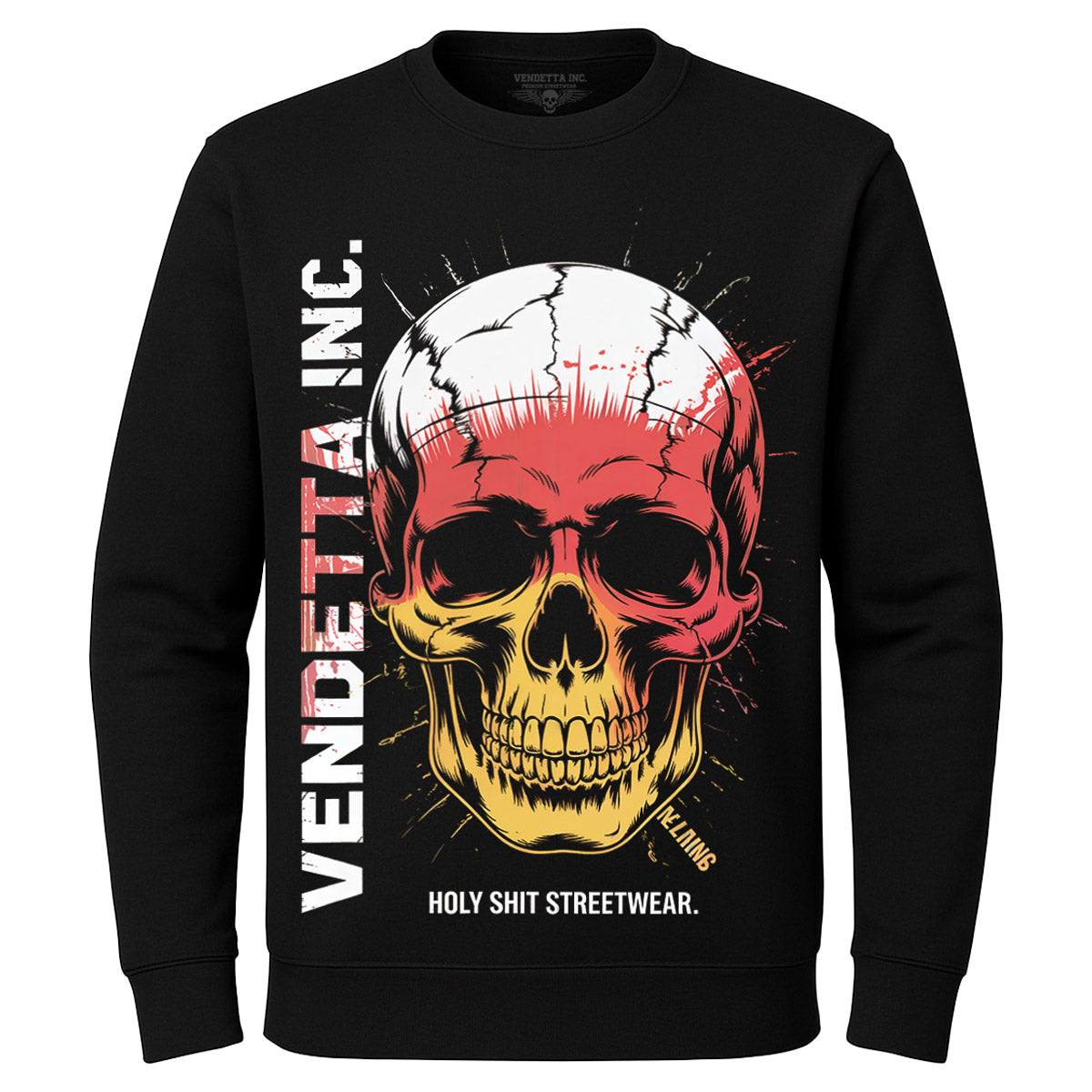 Vendetta Inc. Sweatshirt Skull Strike schwarz