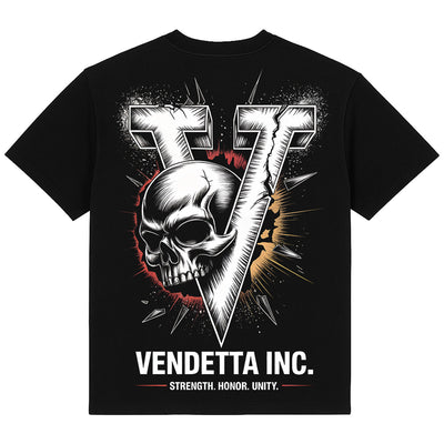 Vendetta Inc. Shirt V Skull Core schwarz