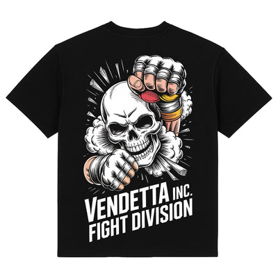 Vendetta Inc. Shirt Fight Division Skull schwarz