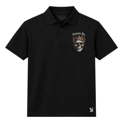 Vendetta Inc. Polo Shirt King schwarz