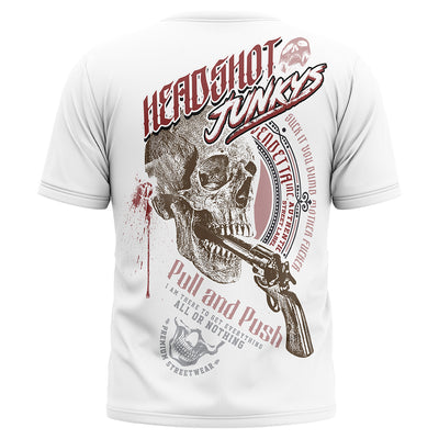 Vendetta Inc. Shirt Headshot Junky weiß