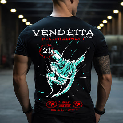 Vendetta Inc. Shirt schwarz Skull Hand VD-1341