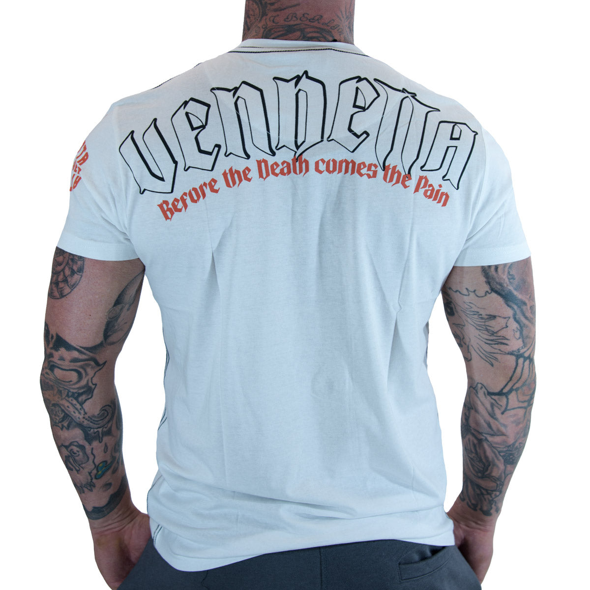 Vendetta Inc. Shirt No Pain weiß VD-1200