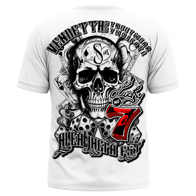 Vendetta Inc. Shirt Lucky 7 weiß VD-1278