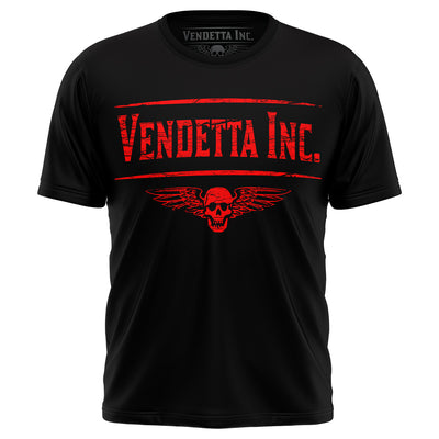 Vendetta Inc. Shirt Bound schwarz-rot VD-1006