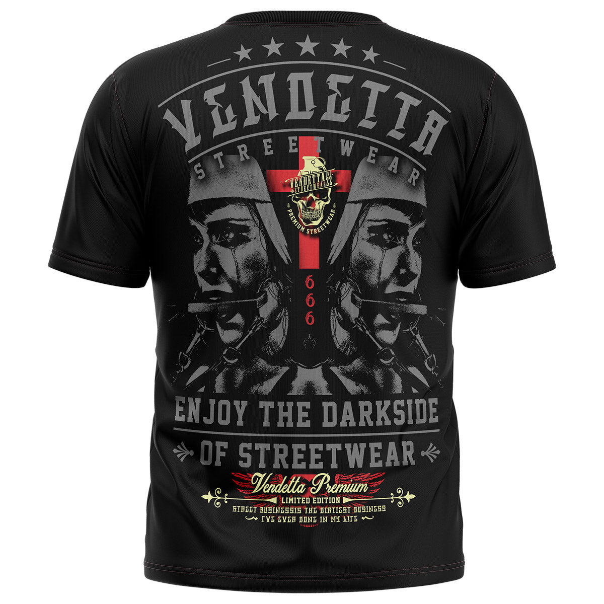 Vendetta Inc. Shirt Darkside schwarz 1218