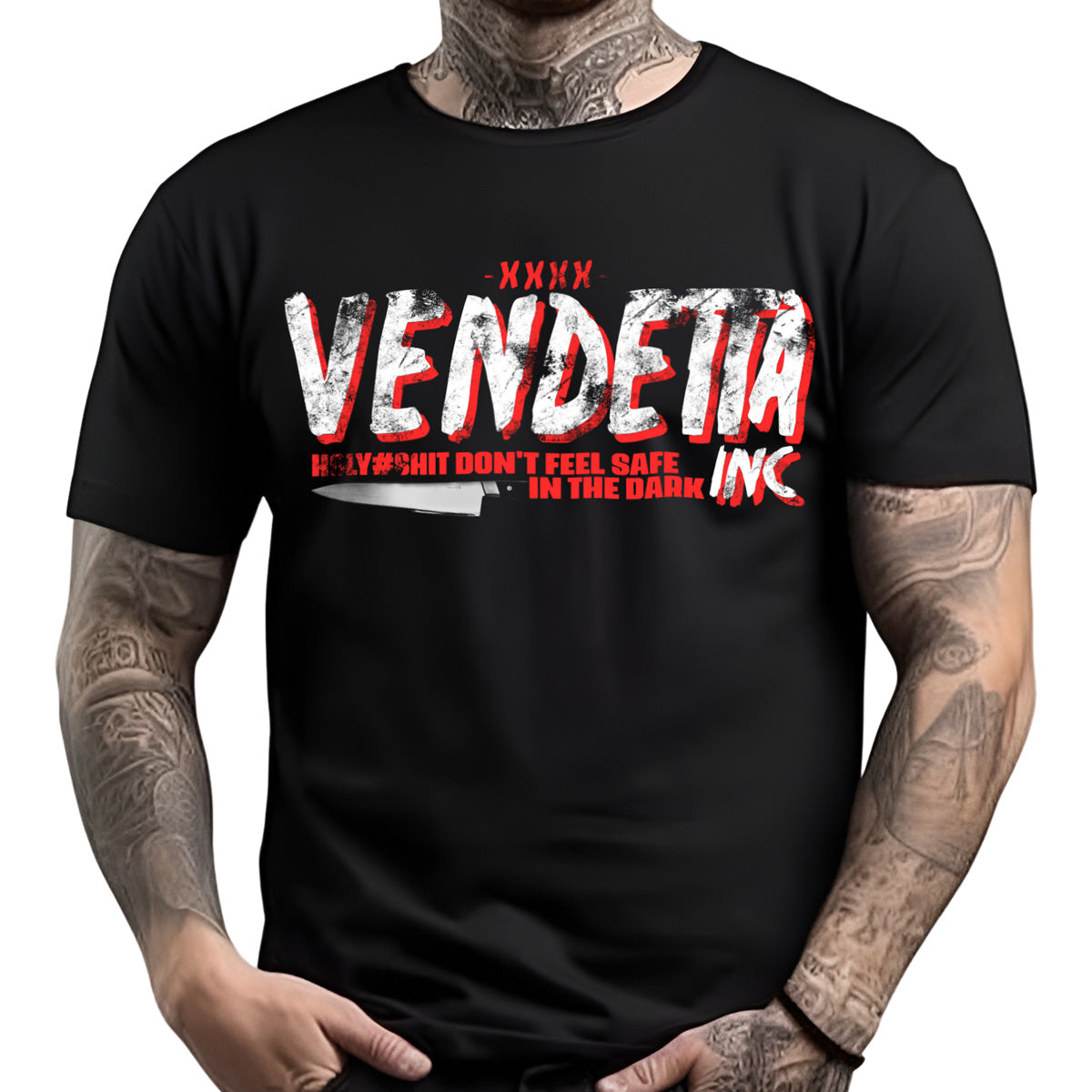 Vendetta Inc. T-Shirt Psycho XXX schwarz VD-1308