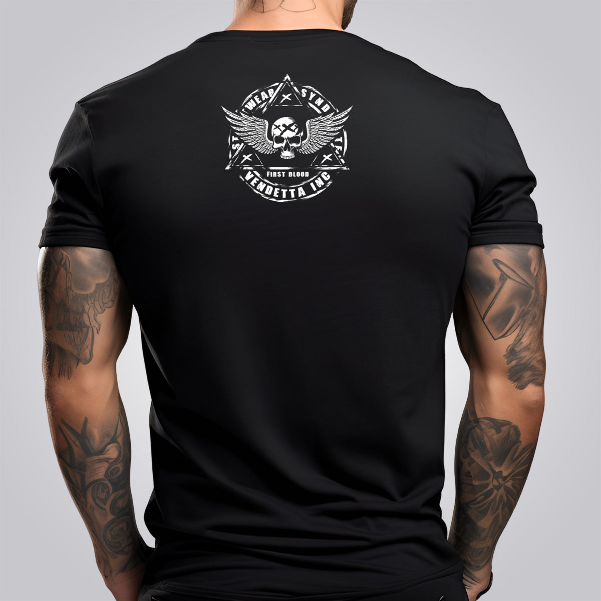 Vendetta Inc. Shirt Society schwarz VD-1329