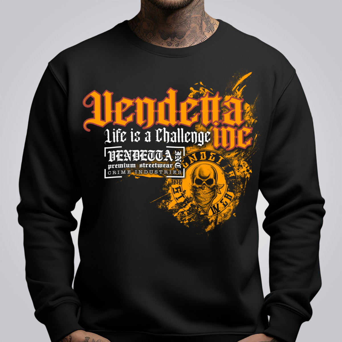 Vendetta Inc. Sweatshirt schwarz Challenge VD-4052