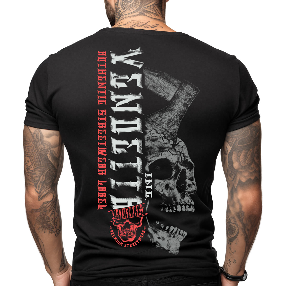 Vendetta Inc. Shirt schwarz Hatchet VD-1371