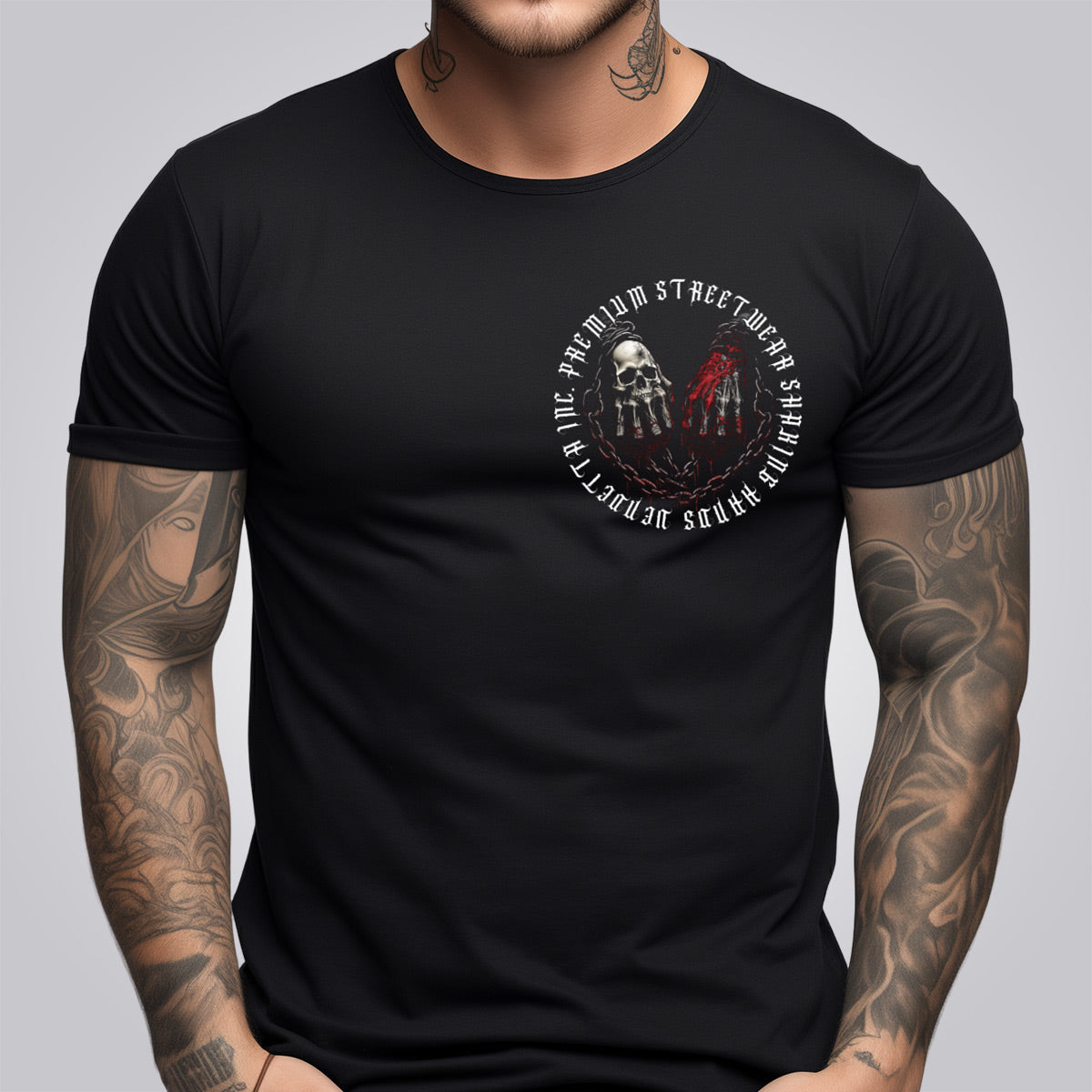Vendetta Inc. Shirt schwarz Hands VD-1344