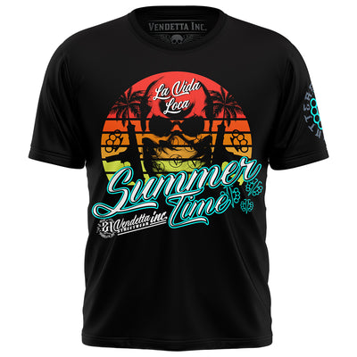 Vendetta Inc. Shirt schwarz Skull Time STB-1266