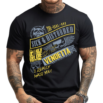 Vendetta Inc. Shirt schwarz Disturbed VD-1222