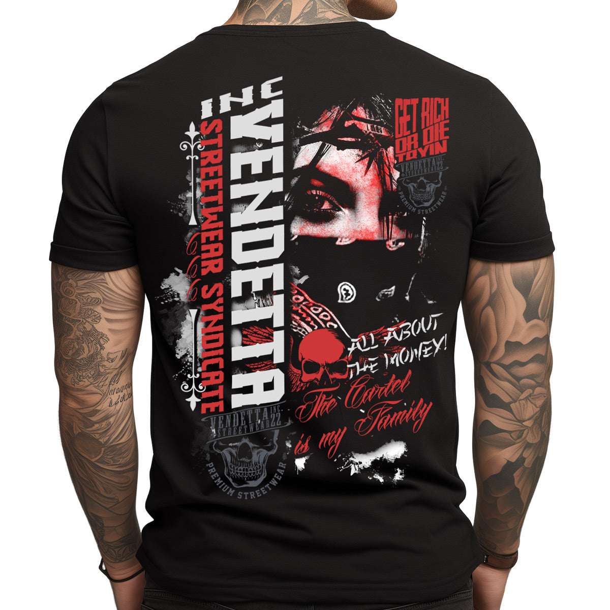 Vendetta Inc. Shirt Cartel schwarz VD-1417