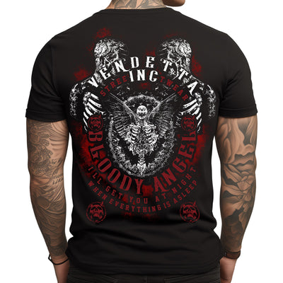 Vendetta Inc. Shirt Bloody Angel schwarz VD-1416