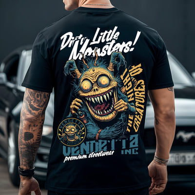 Vendetta Inc. Shirt Little Monster schwarz VD-1409
