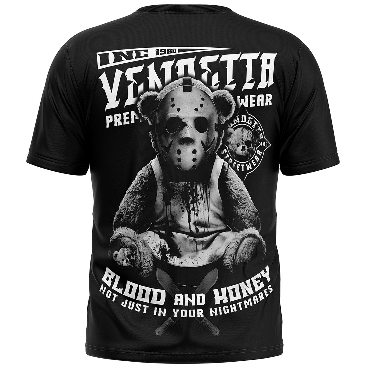Vendetta Inc. Shirt Mask Teddy schwarz VD-1426