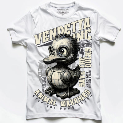 Vendetta Inc. Männer Shirt weiß Animal VD-1433