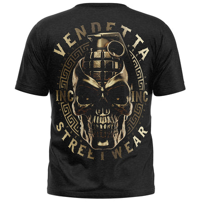 Vendetta Inc. Shirt Skull Combat schwarz VD-1434