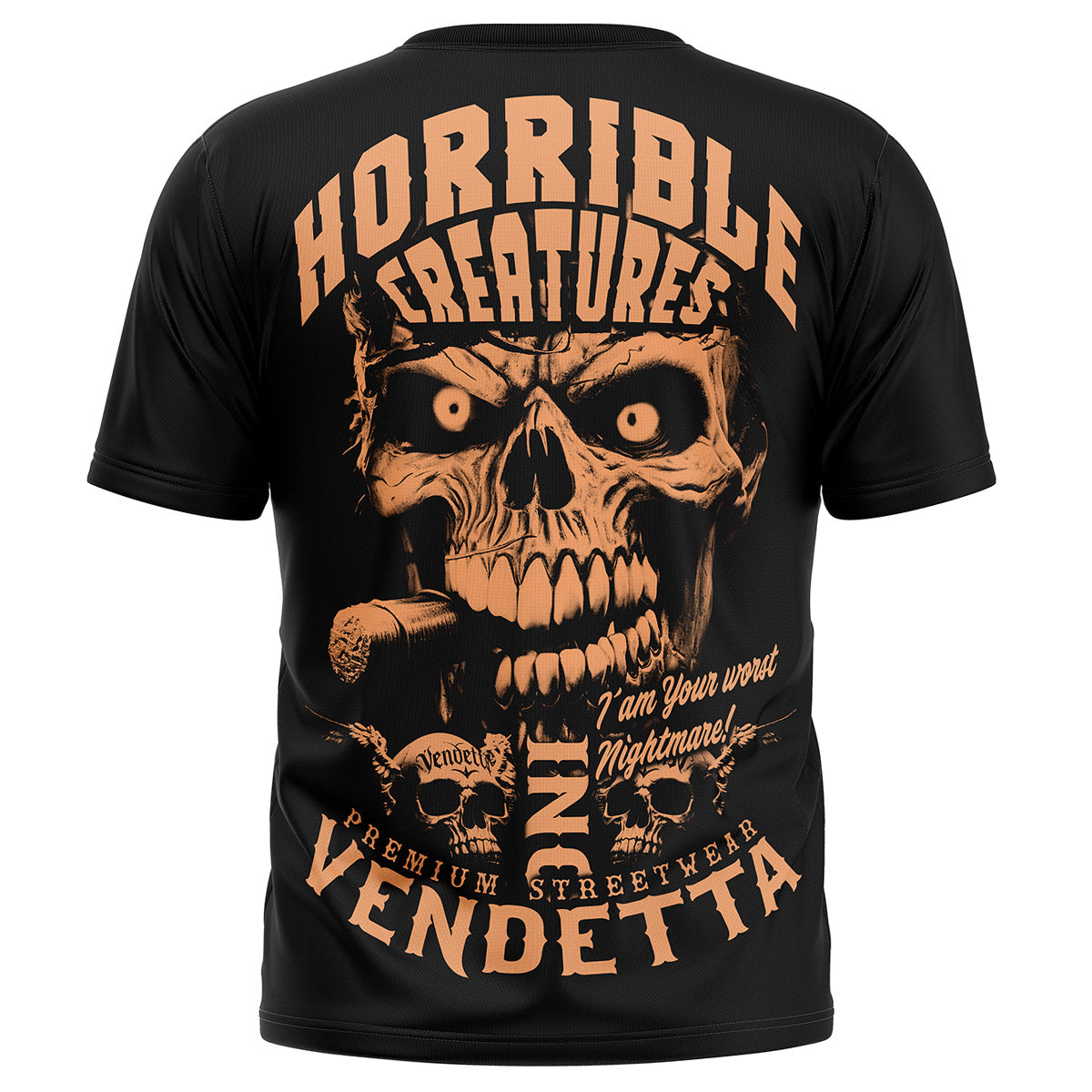 Vendetta Inc. Shirt Horrible Skull schwarz VD-1441