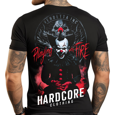 Vendetta Inc. Shirt Playing Clown schwarz VD-1443