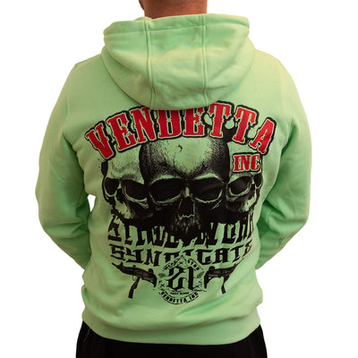 Vendetta Inc. Sweatshirt threes Skull mint VD-4055